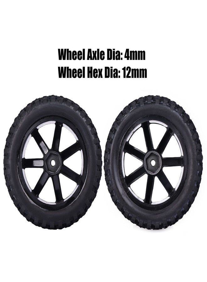 Aimrock 12mm Hex 2.2'' Pre-Glued RC Buggy Wheels and Tires, Out Dia. 3.5'' for 1/10 1/12 1/14 1/16 Off-Road RC Buggy Truck, Set of 4 - Image 4